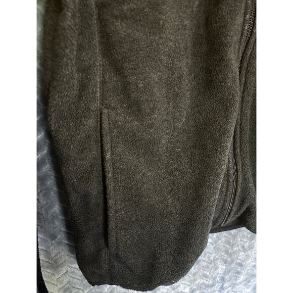 Timberland Fleece Jacket Charcoal Gray Full Zip Size S/P Outdoor Hiking Warm - Picture 4 of 7